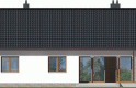 Projekt domu jednorodzinnego Swen II - elewacja 3