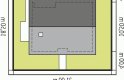 Projekt domu jednorodzinnego Swen II - usytuowanie - wersja lustrzana