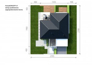 Usytuowanie budynku HomeKoncept 31