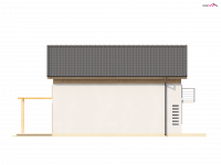 Elewacja projektu Z38 plus - 1 - wersja lustrzana