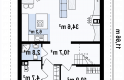 Projekt domu z poddaszem Z38 plus - 