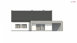 Elewacja projektu Z53 A - 2 - wersja lustrzana