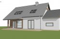Projekt domu z poddaszem Z66 L GL - wizualizacja 1