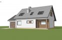 Projekt domu z poddaszem Z66 L GL - wizualizacja 2