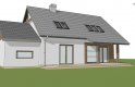 Projekt domu z poddaszem Z66 L GL - wizualizacja 1