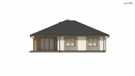 Elewacja projektu Z67 A - 2 - wersja lustrzana