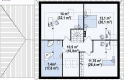 Projekt domu z poddaszem Z84 GL - 