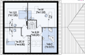 Projekt domu z poddaszem Z84 GL - 