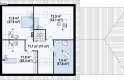 Projekt domu z poddaszem Z84 L GP2 - 