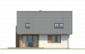 Projekt domu z poddaszem Z101 v2 - elewacja 2