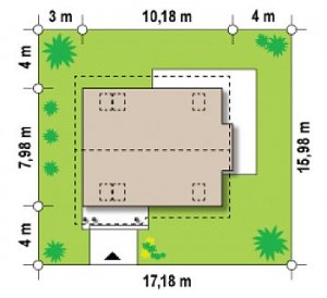 Usytuowanie budynku Z101 v2