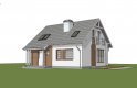 Projekt domu z poddaszem Z101 v2 - wizualizacja 2