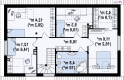 Projekt domu z poddaszem Z122 v2 - 