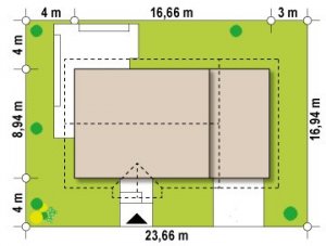 Usytuowanie budynku Z308 GP2