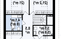 Projekt domu z poddaszem Z324 - 