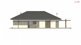Elewacja projektu Z328 - 1 - wersja lustrzana