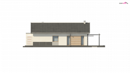 Elewacja projektu Z329 - 1 - wersja lustrzana