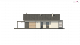 Elewacja projektu Z329 - 4 - wersja lustrzana