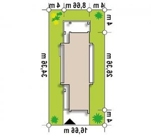 Usytuowanie budynku Z330 w wersji lustrzanej