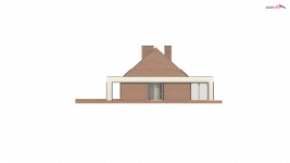 Elewacja projektu Z339 - 4 - wersja lustrzana