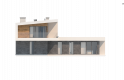 Projekt domu nowoczesnego Zx70 - elewacja 2
