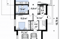 Projekt domu piętrowego Zx114 2M - 