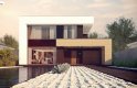 Projekt domu piętrowego Zx123 - wizualizacja 1
