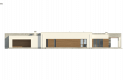 Projekt domu nowoczesnego Zx129 - elewacja 1