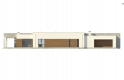 Projekt domu nowoczesnego Zx129 - elewacja 1