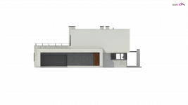 Elewacja projektu Zx130 - 1 - wersja lustrzana