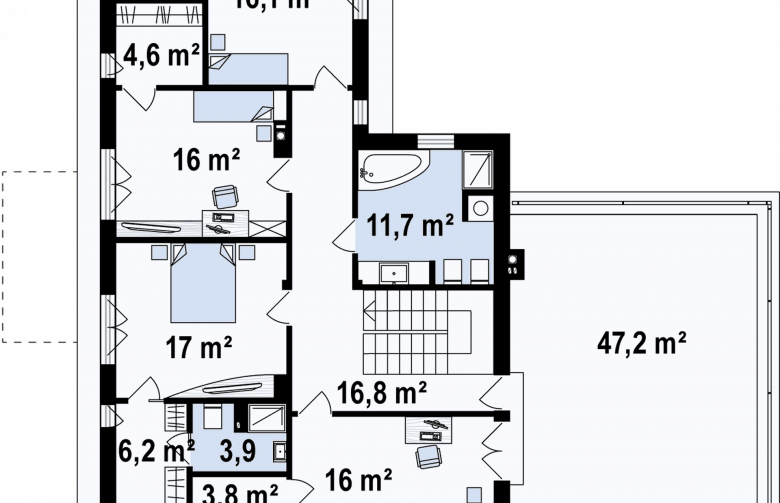 Projekt domu nowoczesnego Zx130 - 