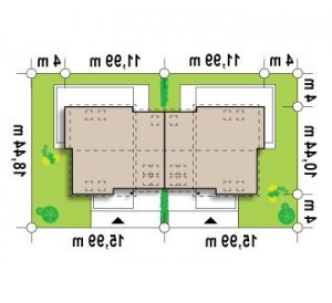 Usytuowanie budynku Zb3 duo w wersji lustrzanej