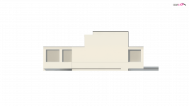 Elewacja projektu Zb18 - 2 - wersja lustrzana