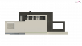 Elewacja projektu Zb19 - 4 - wersja lustrzana