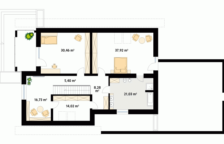 Projekt domu wielorodzinnego Onyks 4 - 