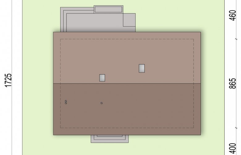 Projekt domu parterowego Mokka 3 - Usytuowanie