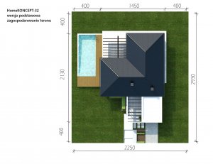 Usytuowanie budynku Homekoncept 32