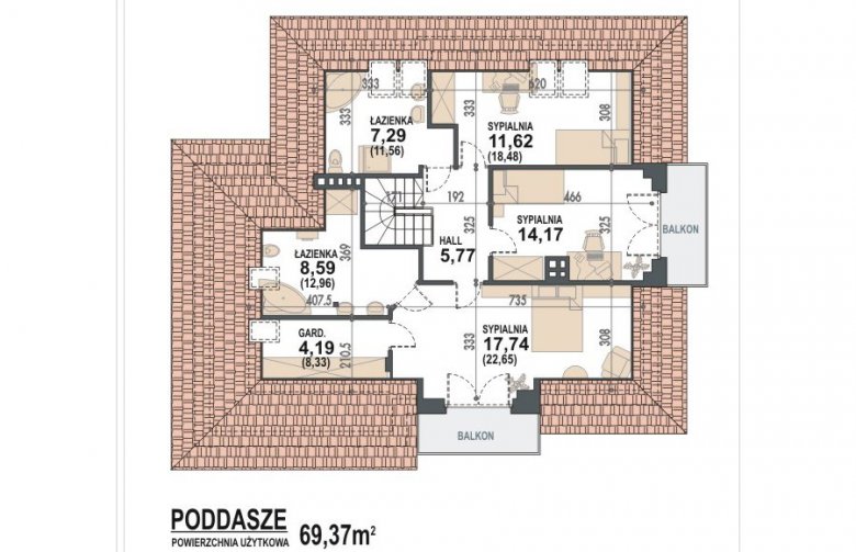 Projekt domu wielorodzinnego Opałek III N 2G - 