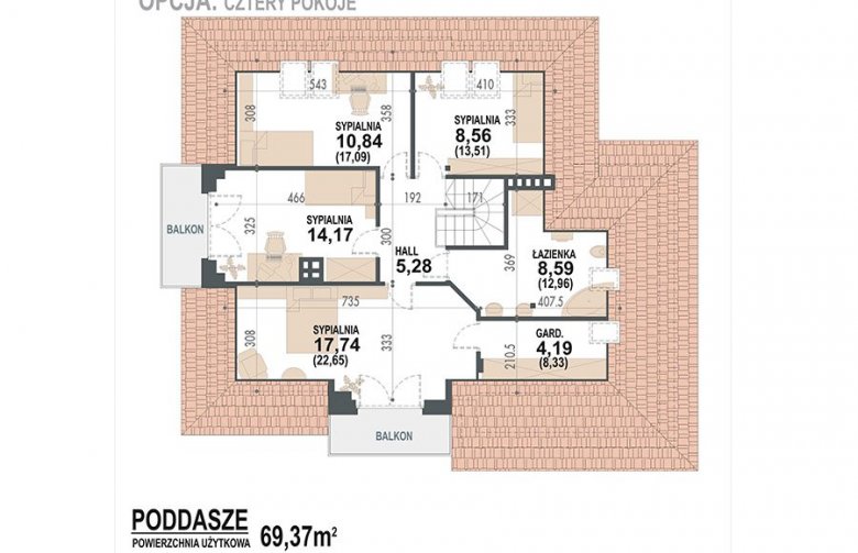 Projekt domu wielorodzinnego Opałek III N 2G - 