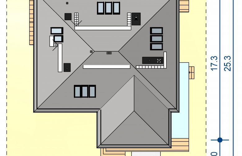 Projekt domu dwurodzinnego Domidea 2 dN - Usytuowanie