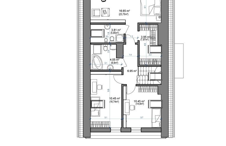 Projekt domu wielorodzinnego Domidea 50 - 