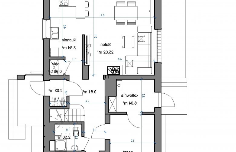 Projekt domu wielorodzinnego Domidea 50 - 