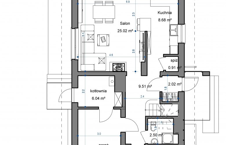 Projekt domu wielorodzinnego Domidea 50 d40 - 