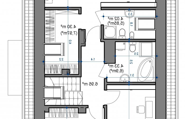 Projekt domu wielorodzinnego Domidea 50 d40 - 