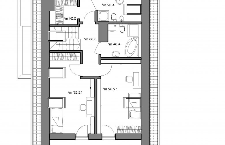 Projekt domu wielorodzinnego Domidea 50 d40 w4 - 