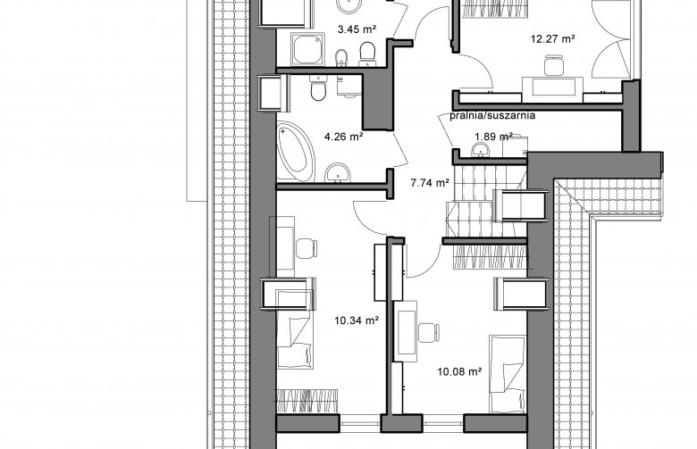 Projekt domu wielorodzinnego Domidea 51 - 