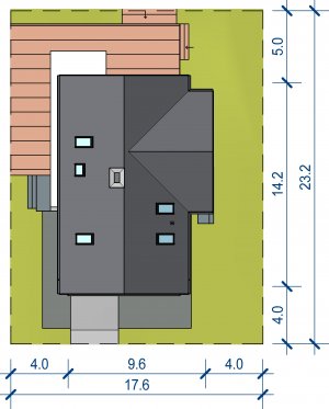 Usytuowanie budynku Domidea 51