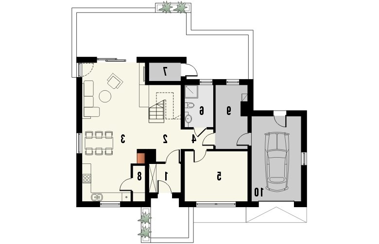 Projekt domu jednorodzinnego ASTORIA - 