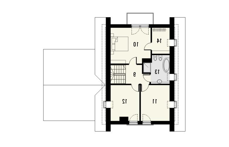 Projekt domu jednorodzinnego ADORATOR - 