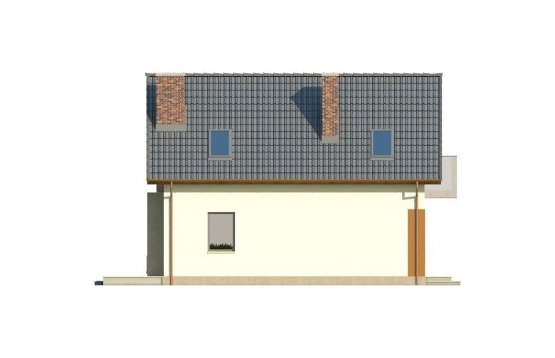 Projekt domu jednorodzinnego TAROT 2 - elewacja 1